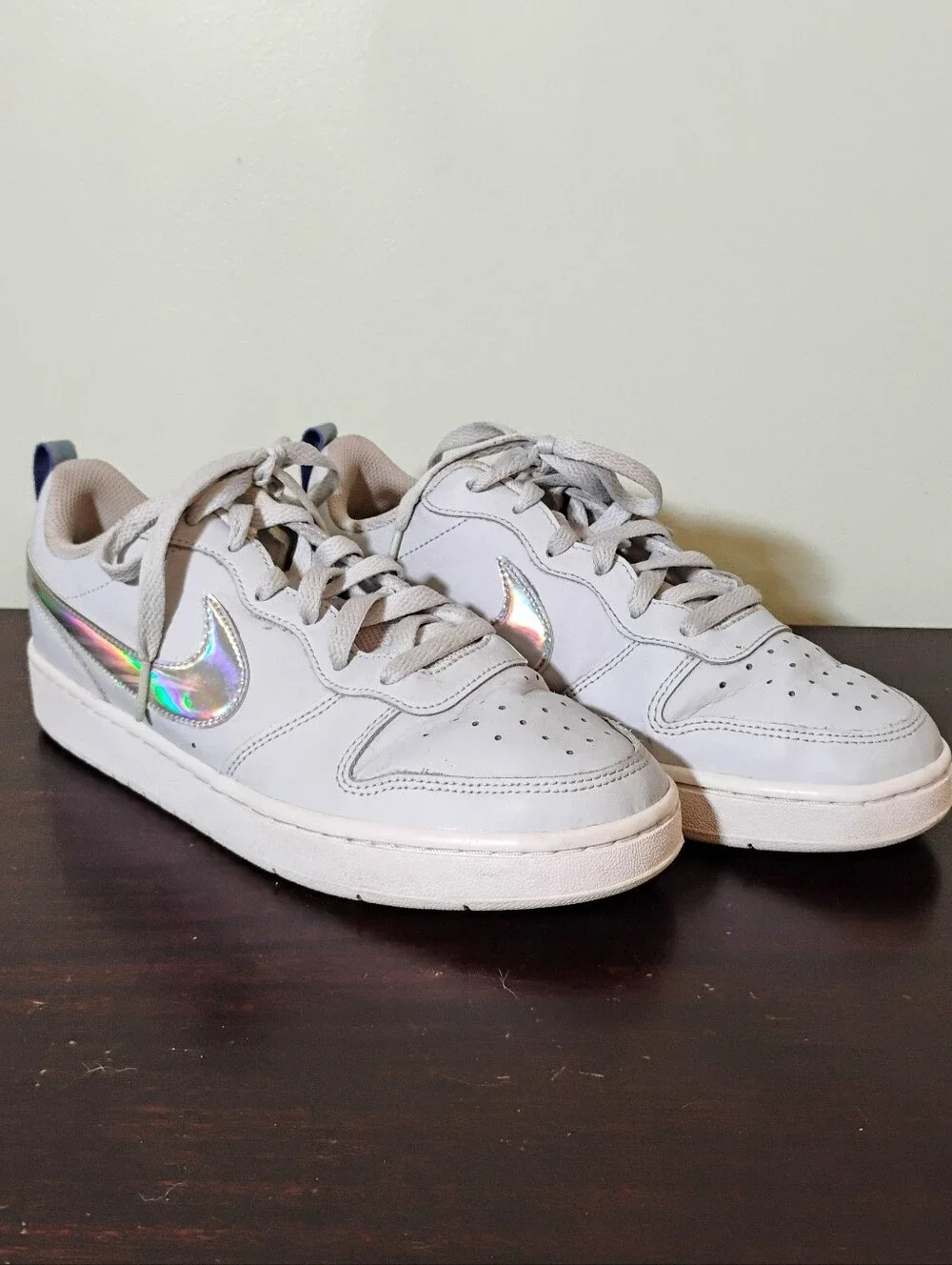 Nike Court Borough 2 GS Aura Sapphire CJ2239-401 - Size 7Y - Big Girl